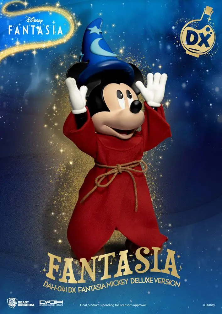 Disney Classic Dynamic 8ction Heroes Figurka Akcji 1/9 Mickey Fantasia Deluxe Version 21 cm zdjęcie produktu