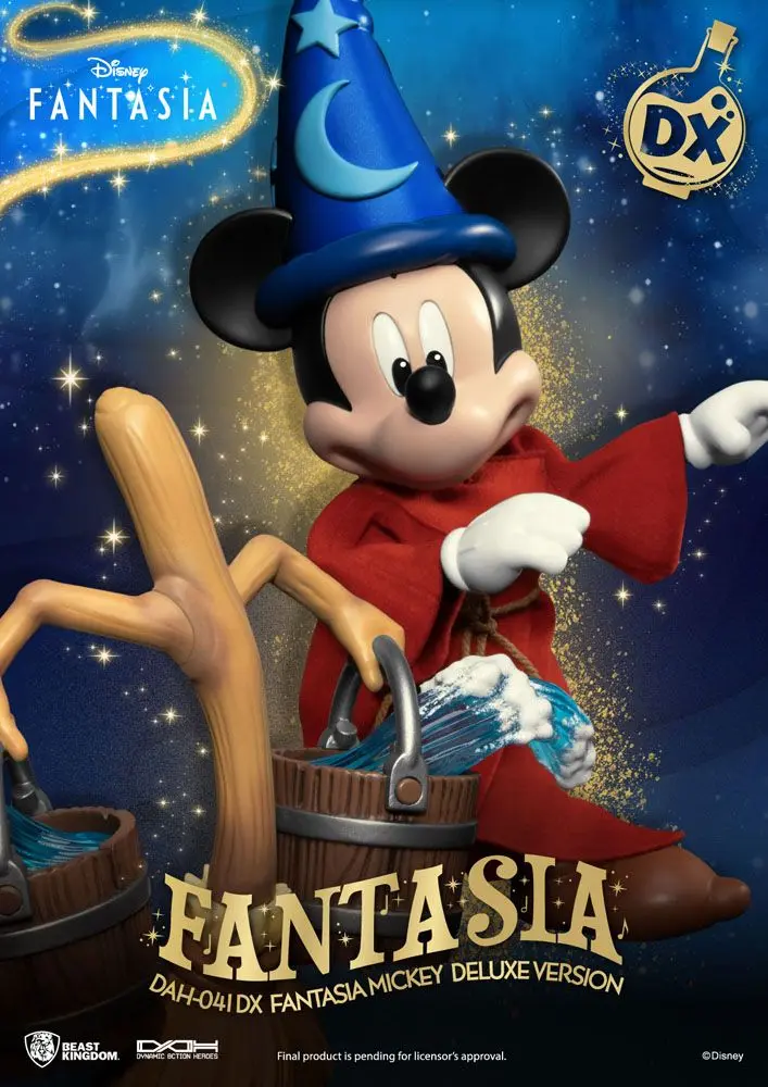 Disney Classic Dynamic 8ction Heroes Figurka Akcji 1/9 Mickey Fantasia Deluxe Version 21 cm zdjęcie produktu