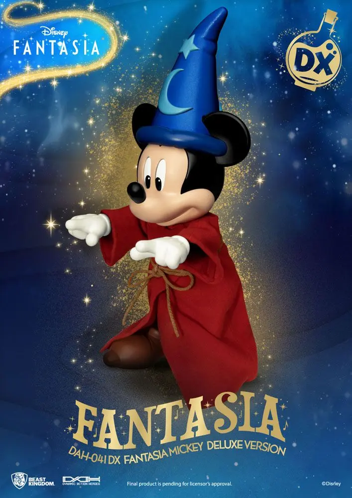 Disney Classic Dynamic 8ction Heroes Figurka Akcji 1/9 Mickey Fantasia Deluxe Version 21 cm zdjęcie produktu