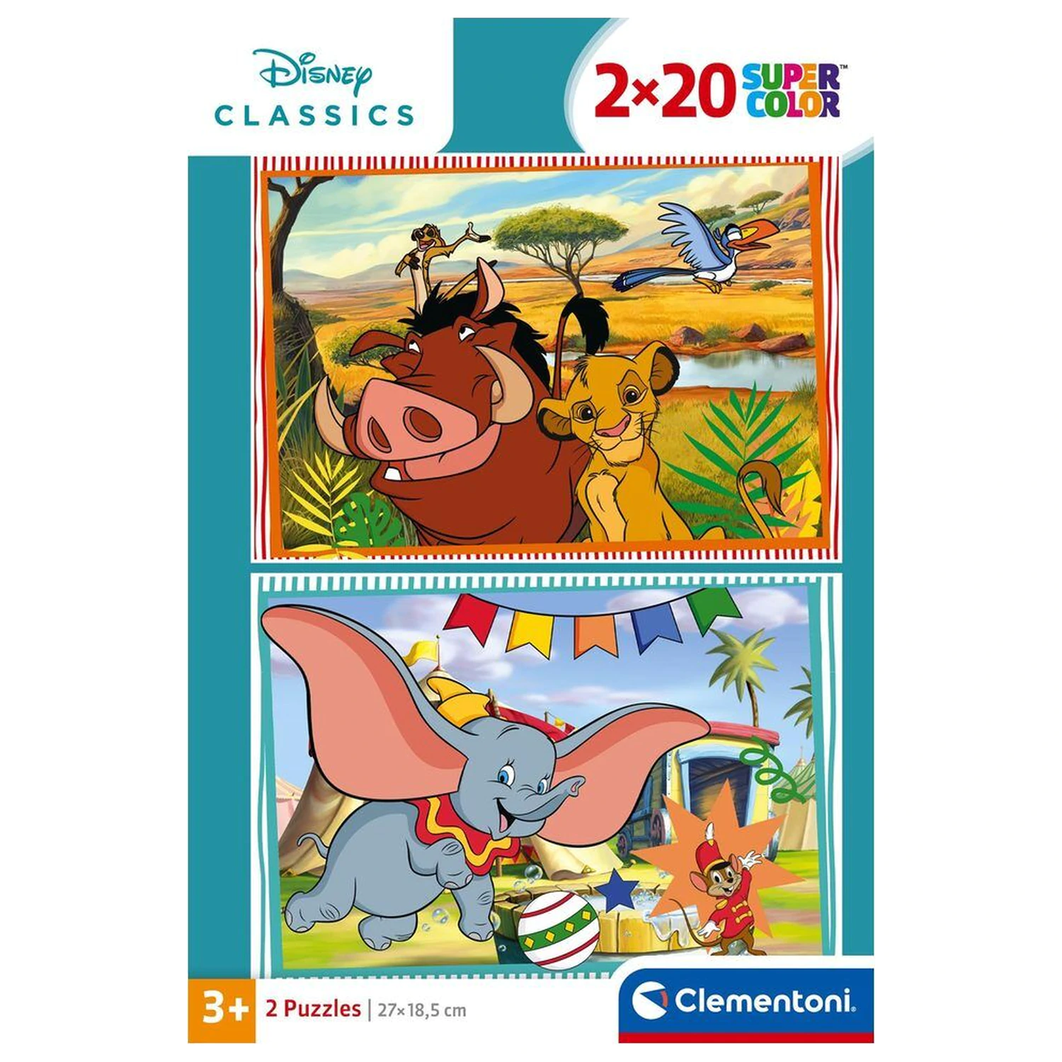 Disney Classic puzzle 2x20 sztuk zdjęcie produktu