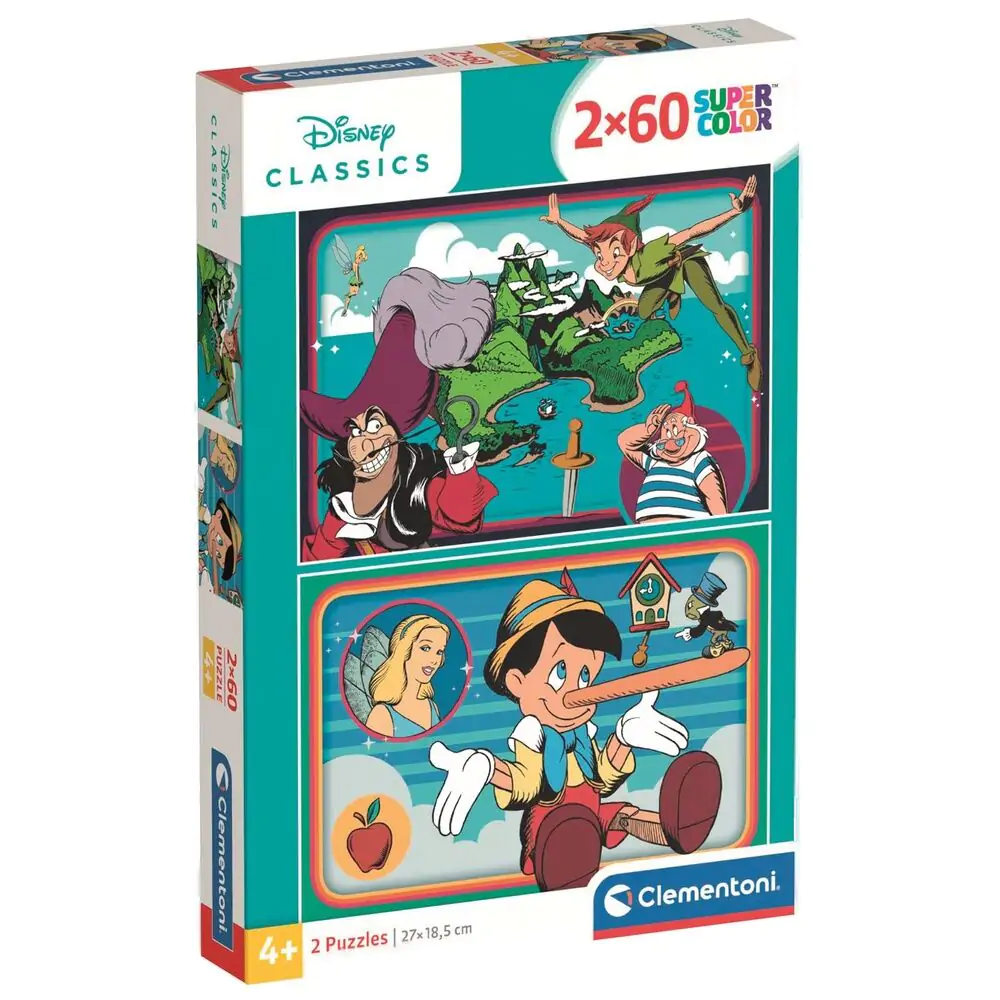 Puzzle Disney Classic 2x60 elementów zdjęcie produktu