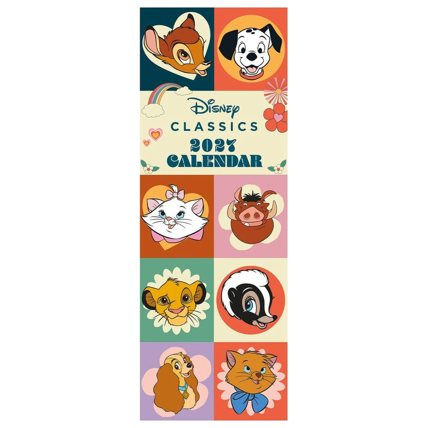 Disney Classics Kalendarz 70s Feeling 2027 42 x 15 cm zdjęcie produktu