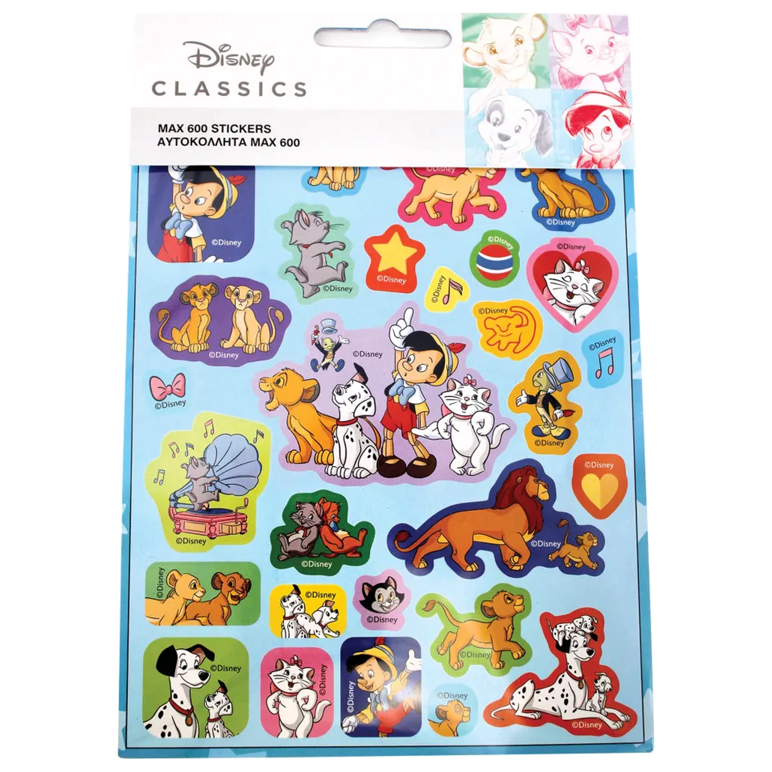 Disney Classics Fun Zestaw naklejek 600-częściowy zdjęcie produktu
