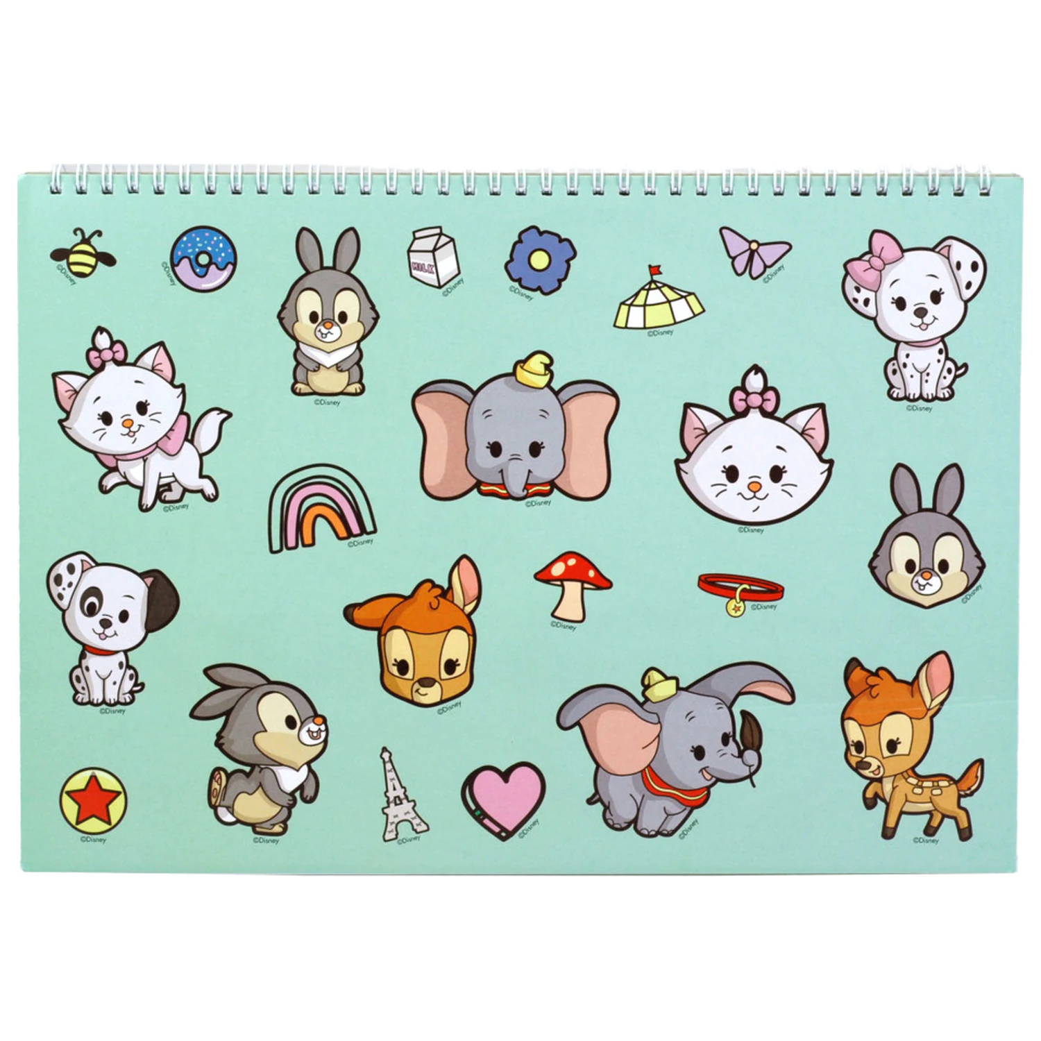 Disney Classics Love A/4 Szkicownik spiralny 40 kartek z naklejkami zdjęcie produktu