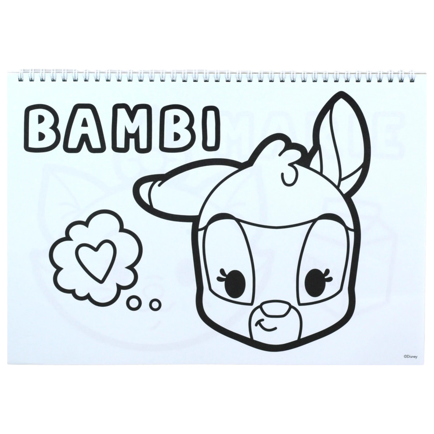 Disney Classics Love A/4 Szkicownik spiralny 40 kartek z naklejkami zdjęcie produktu