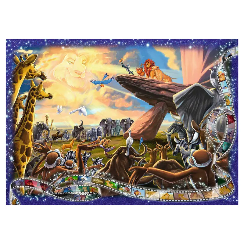 Disney Collector's Edition Puzzle Układanka Król Lew (1000 elementów) zdjęcie produktu