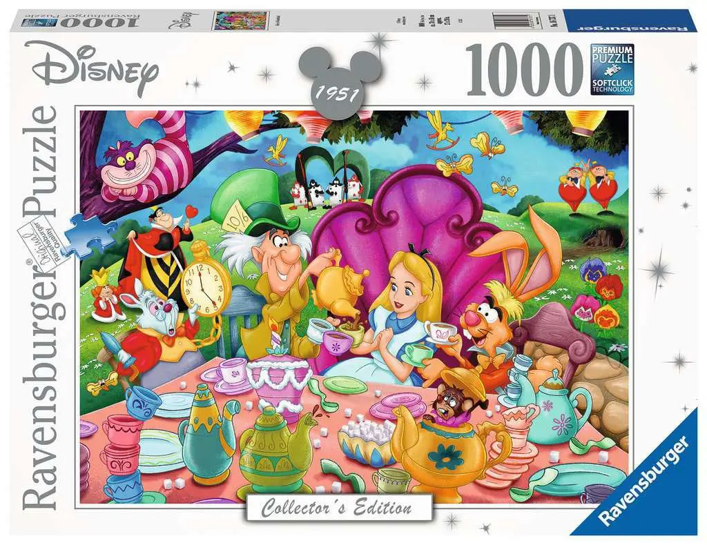 Disney Collector's Edition Puzzle Układanka Alicja w Krainie Czarów (1000 elementów) zdjęcie produktu