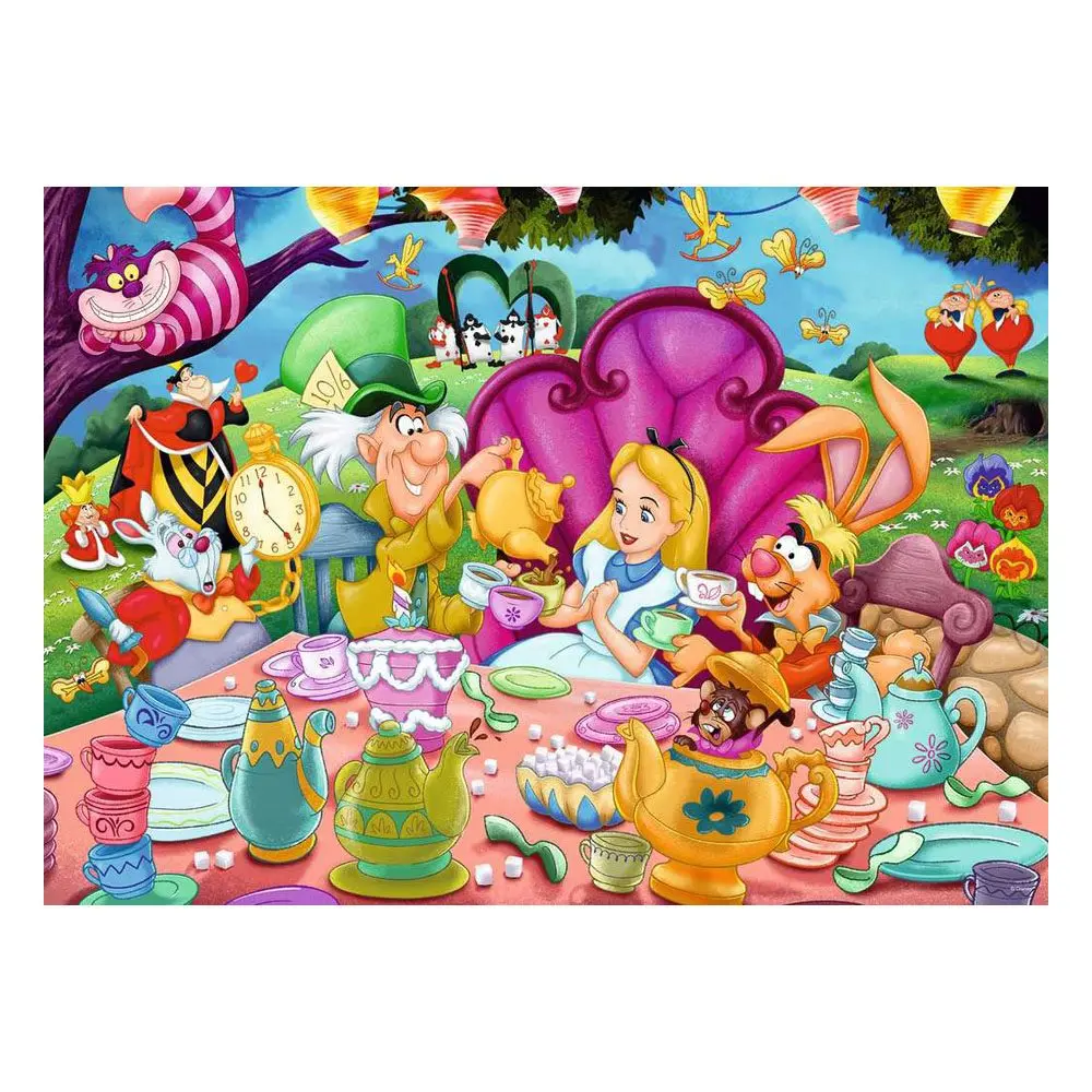 Disney Collector's Edition Puzzle Układanka Alicja w Krainie Czarów (1000 elementów) zdjęcie produktu