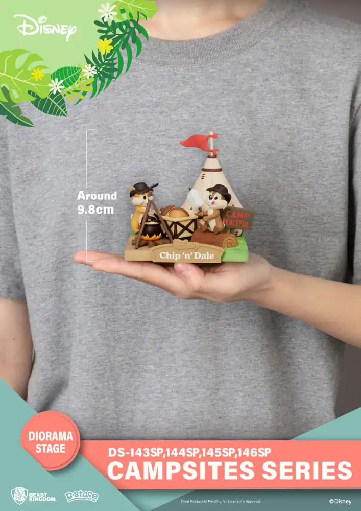 Disney D-Stage Campsite Series Diorama PVC Chip &amp; Dale Edycja Specjalna 10 cm zdjęcie produktu