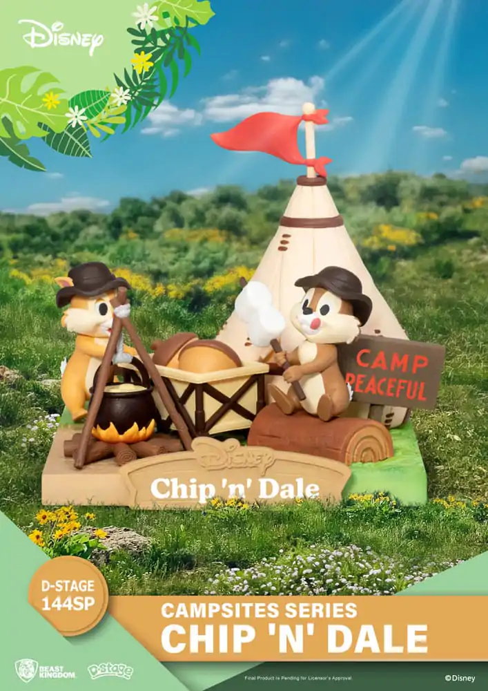 Disney D-Stage Campsite Series Diorama PVC Chip &amp; Dale Edycja Specjalna 10 cm zdjęcie produktu