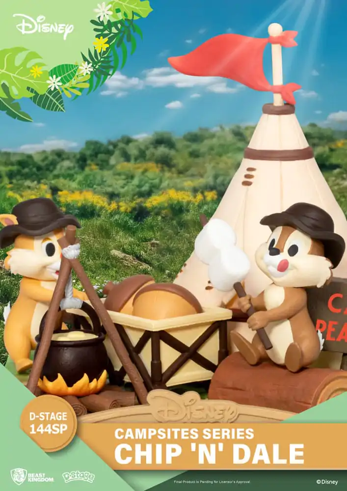 Disney D-Stage Campsite Series Diorama PVC Chip &amp; Dale Edycja Specjalna 10 cm zdjęcie produktu