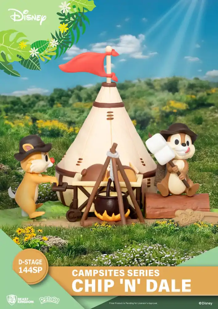 Disney D-Stage Campsite Series Diorama PVC Chip &amp; Dale Edycja Specjalna 10 cm zdjęcie produktu