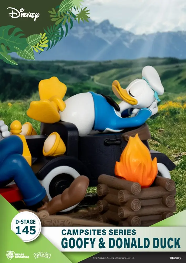 Disney D-Stage Campsite Series PVC Diorama Goofy i Kaczor Donald 10 cm zdjęcie produktu