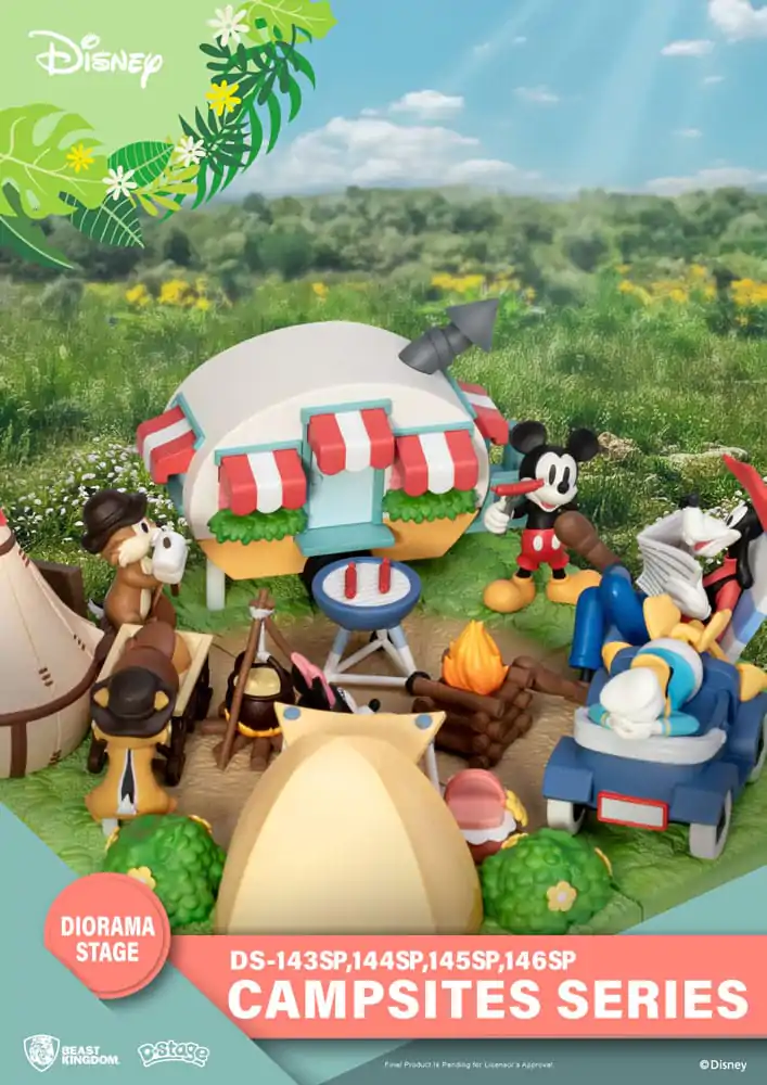 Disney D-Stage Campsite Series PVC Diorama Goofy & Donald Duck Special Edition 10 cm zdjęcie produktu