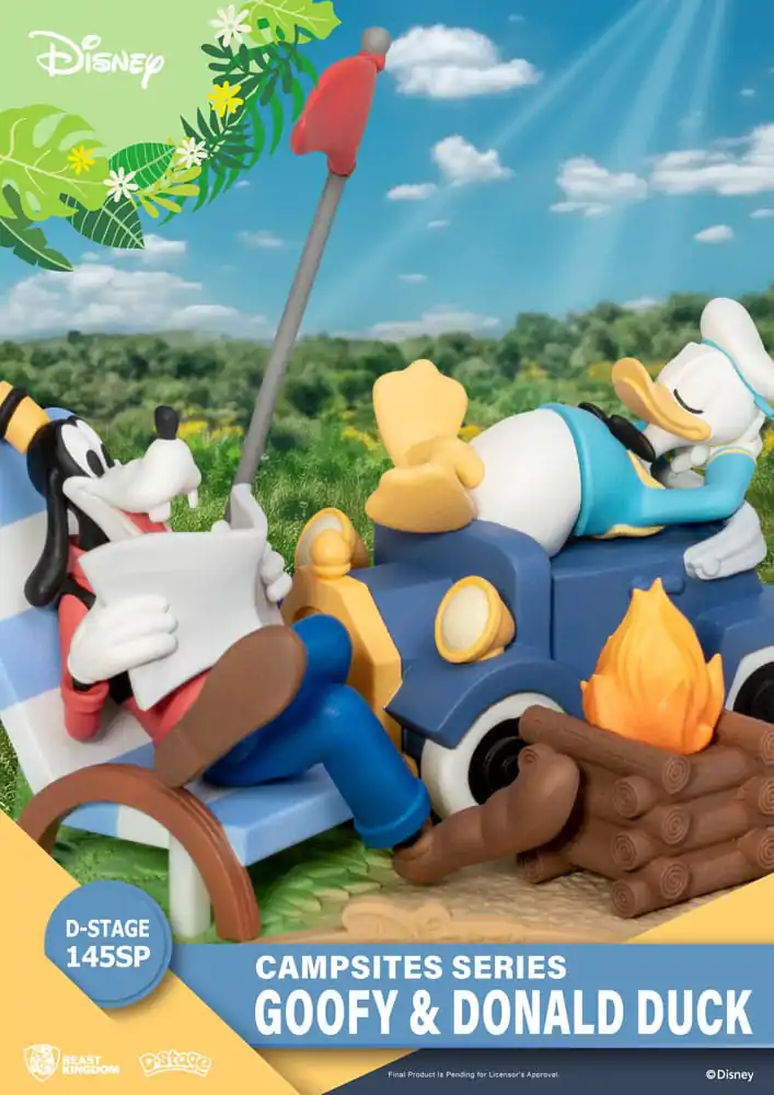 Disney D-Stage Campsite Series PVC Diorama Goofy & Donald Duck Special Edition 10 cm zdjęcie produktu