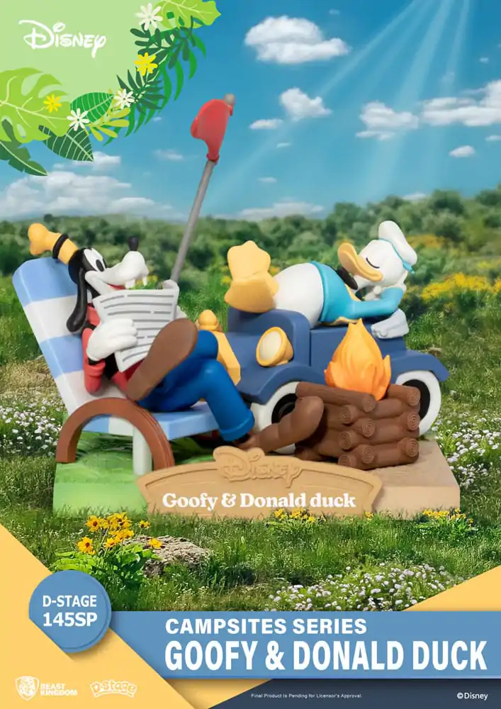 Disney D-Stage Campsite Series PVC Diorama Goofy & Donald Duck Special Edition 10 cm zdjęcie produktu