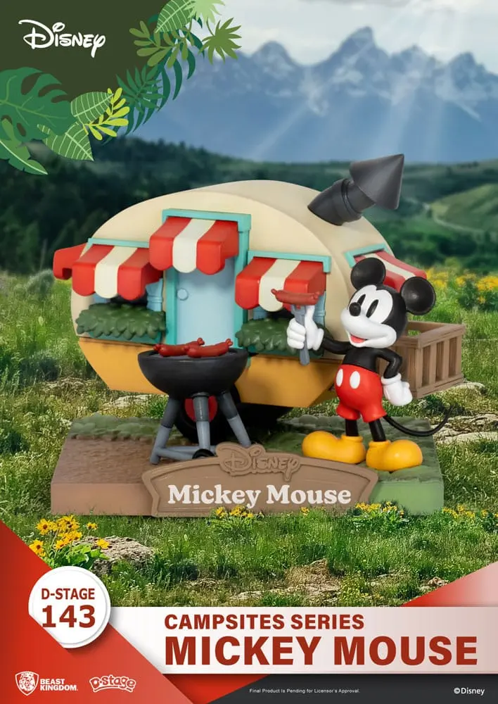 Disney D-Stage Campsite Series PVC Diorama Myszka Miki 10 cm zdjęcie produktu