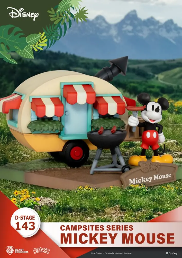 Disney D-Stage Campsite Series PVC Diorama Myszka Miki 10 cm zdjęcie produktu