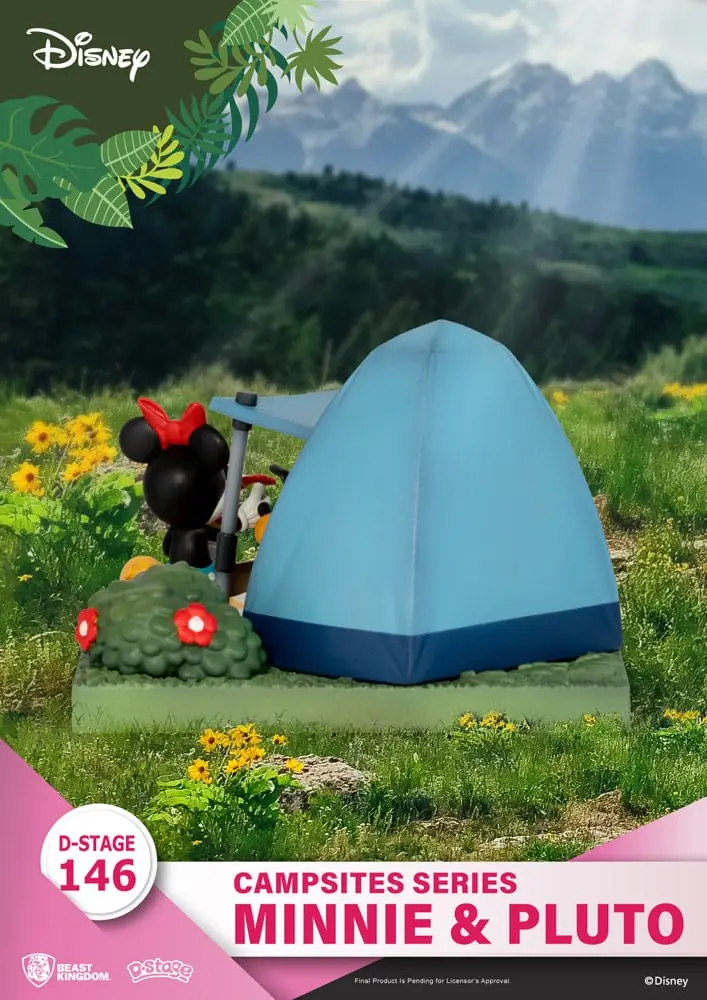 Disney D-Stage Campsite Series PVC Diorama Mini &amp; Pluto 10 cm zdjęcie produktu