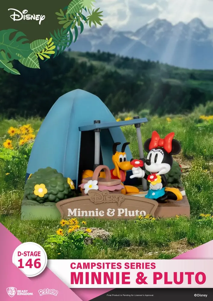Disney D-Stage Campsite Series PVC Diorama Mini &amp; Pluto 10 cm zdjęcie produktu