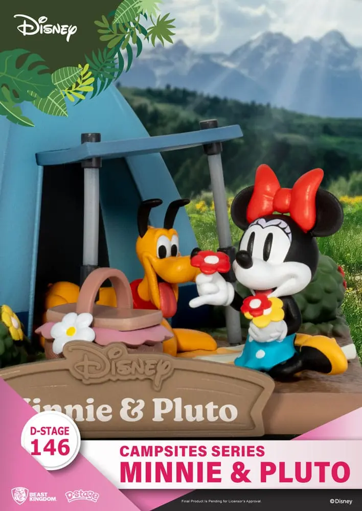 Disney D-Stage Campsite Series PVC Diorama Mini &amp; Pluto 10 cm zdjęcie produktu