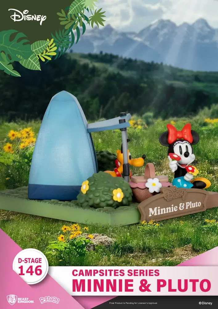 Disney D-Stage Campsite Series PVC Diorama Mini &amp; Pluto 10 cm zdjęcie produktu