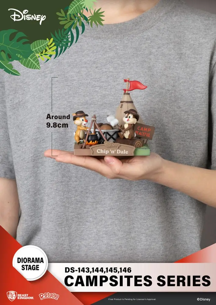 Disney D-Stage Campsite Series PVC Diorama Mini &amp; Pluto 10 cm zdjęcie produktu