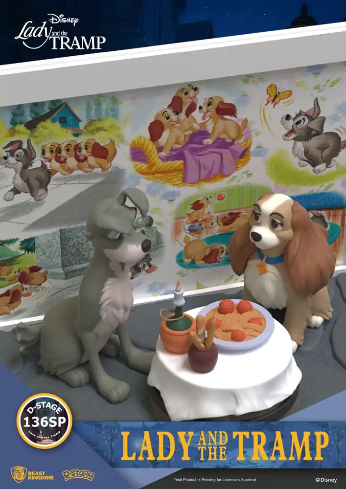 Disney D-Stage PVC Statuetka Zakochany Kundel 12 cm zdjęcie produktu