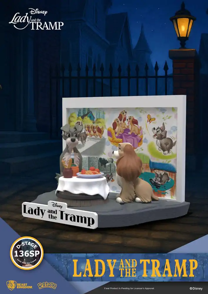 Disney D-Stage PVC Statuetka Zakochany Kundel 12 cm zdjęcie produktu