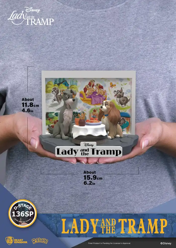 Disney D-Stage PVC Statuetka Zakochany Kundel 12 cm zdjęcie produktu