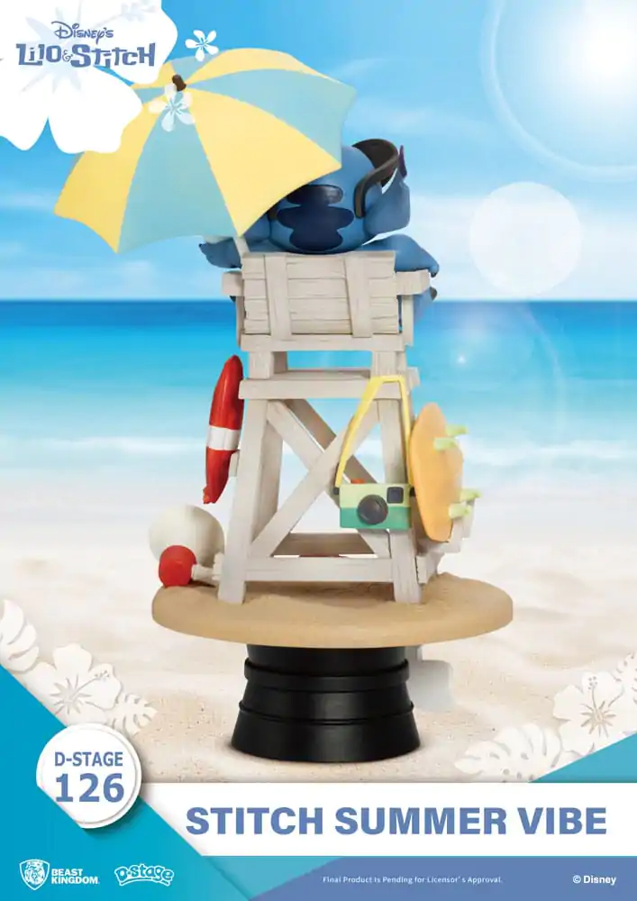 Disney D-Stage Diorama PVC Stitch Summer Vibe 16 cm zdjęcie produktu