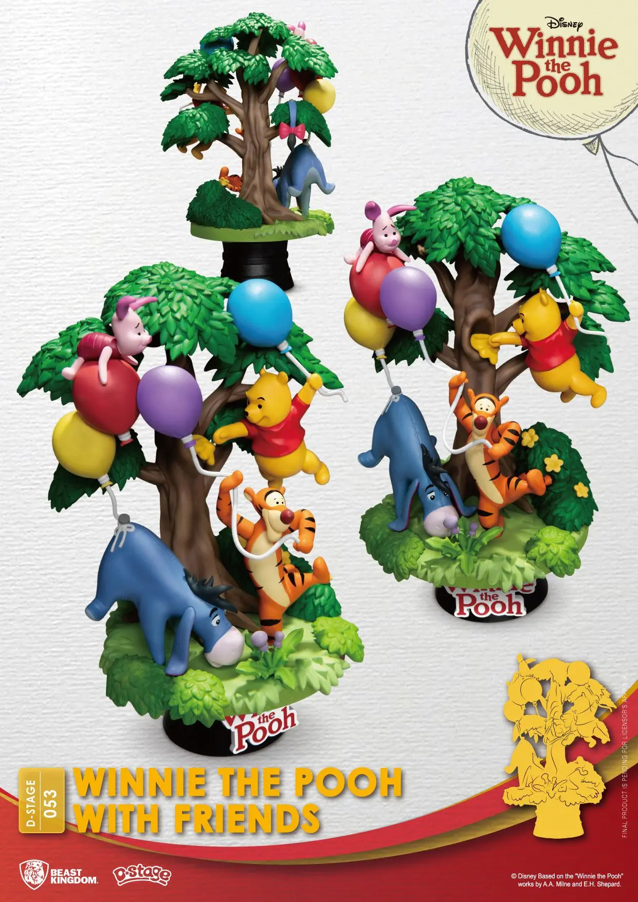 Disney D-Stage PVC Diorama Kubuś Puchatek i Przyjaciele 16 cm zdjęcie produktu