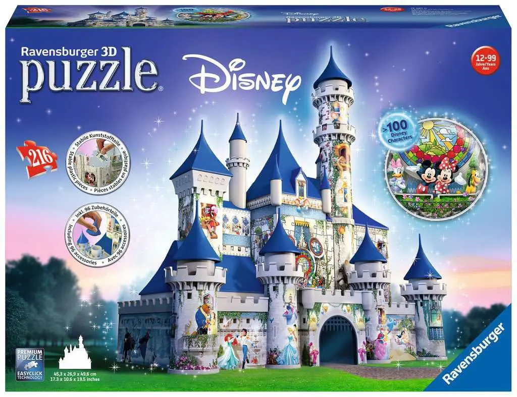 Disney 3D Puzzle Disney Castle (216 części) zdjęcie produktu