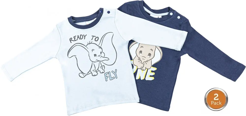 Disney Dumbo t-shirt niemowlęcy, top 2-częściowy 74/80 cm zdjęcie produktu