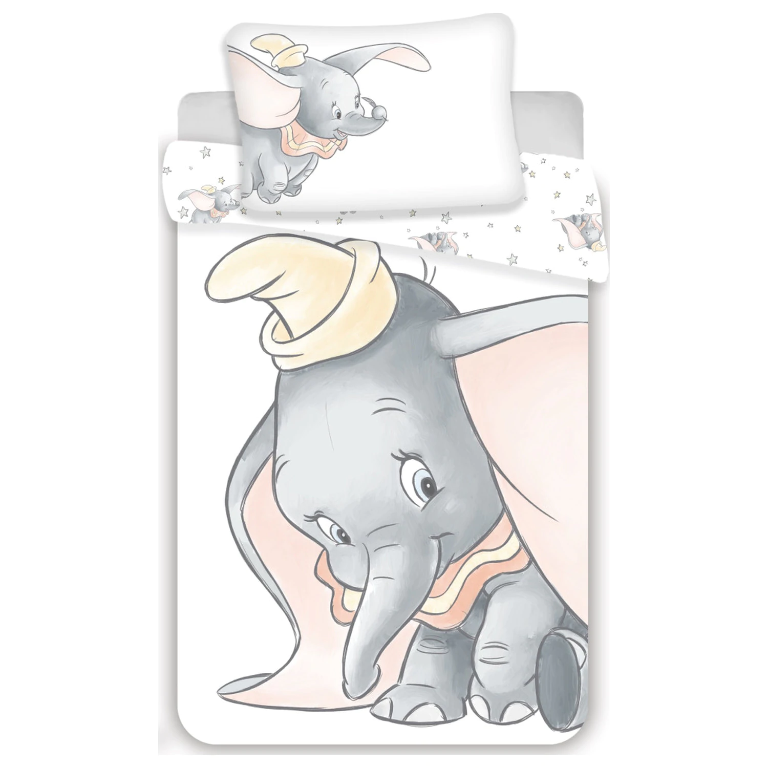 Disney Dumbo Grey poszewka na kołdrę dla małego dziecka i przedszkolaka zdjęcie produktu