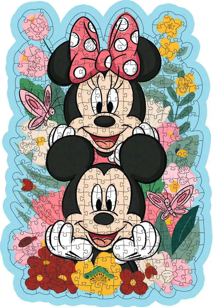 Disney DREWNIANE Puzzle Jigsaw Mickey & Minnie (300 sztuk) zdjęcie produktu