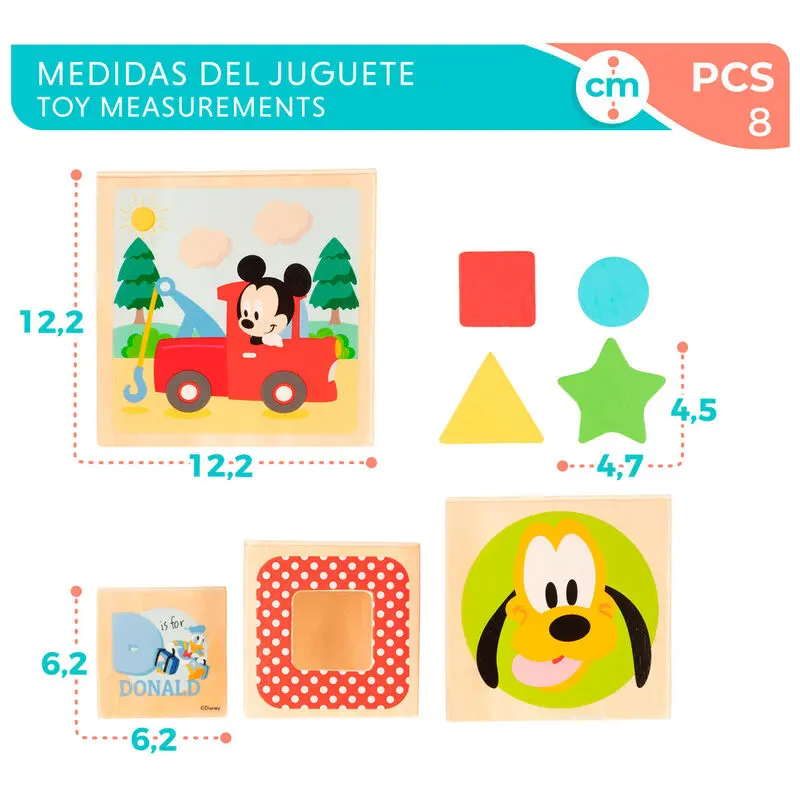 Disney drewniana wieża z kostek zdjęcie produktu