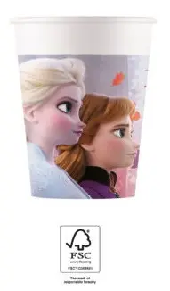 Disney Frozen II, kubki papierowe Frozen 8 sztuk 200 ml FSC zdjęcie produktu