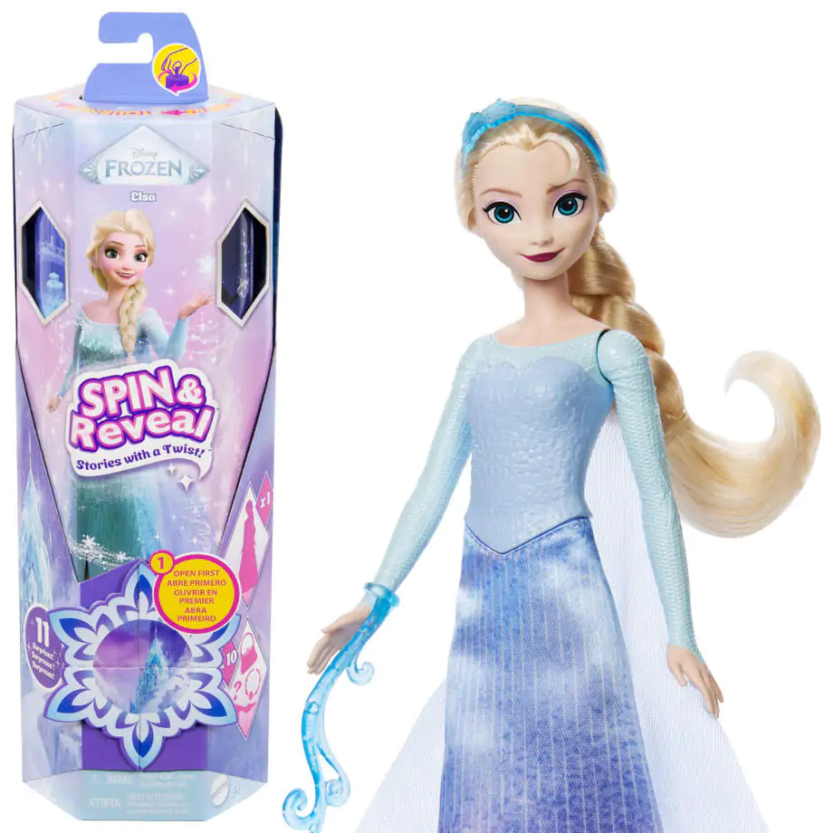 Disney Frozen Lalka Elsa Wirująca i Odkrywająca zdjęcie produktu