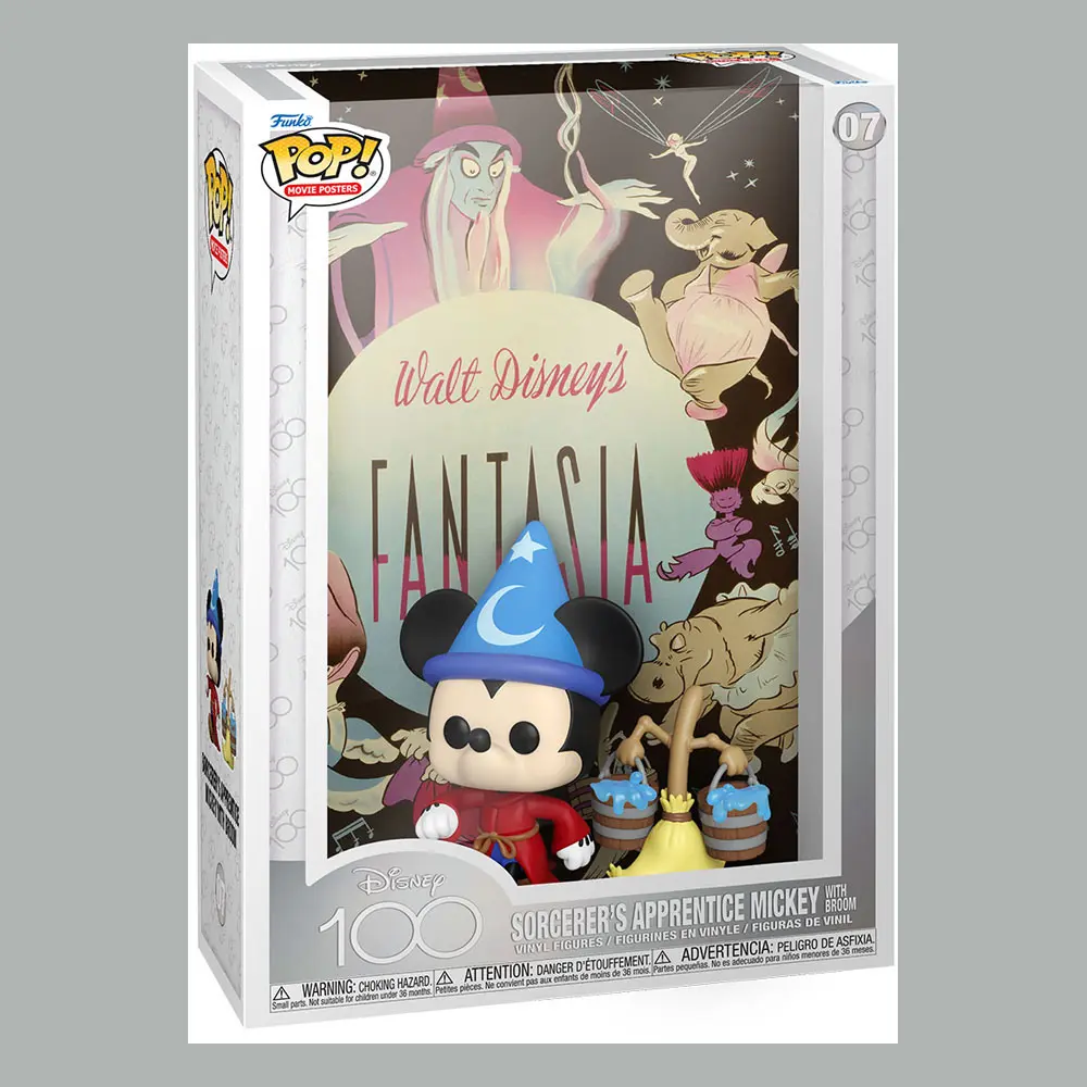 Disney POP! Plakat Filmowy i Figurka Fantasia 9 cm zdjęcie produktu