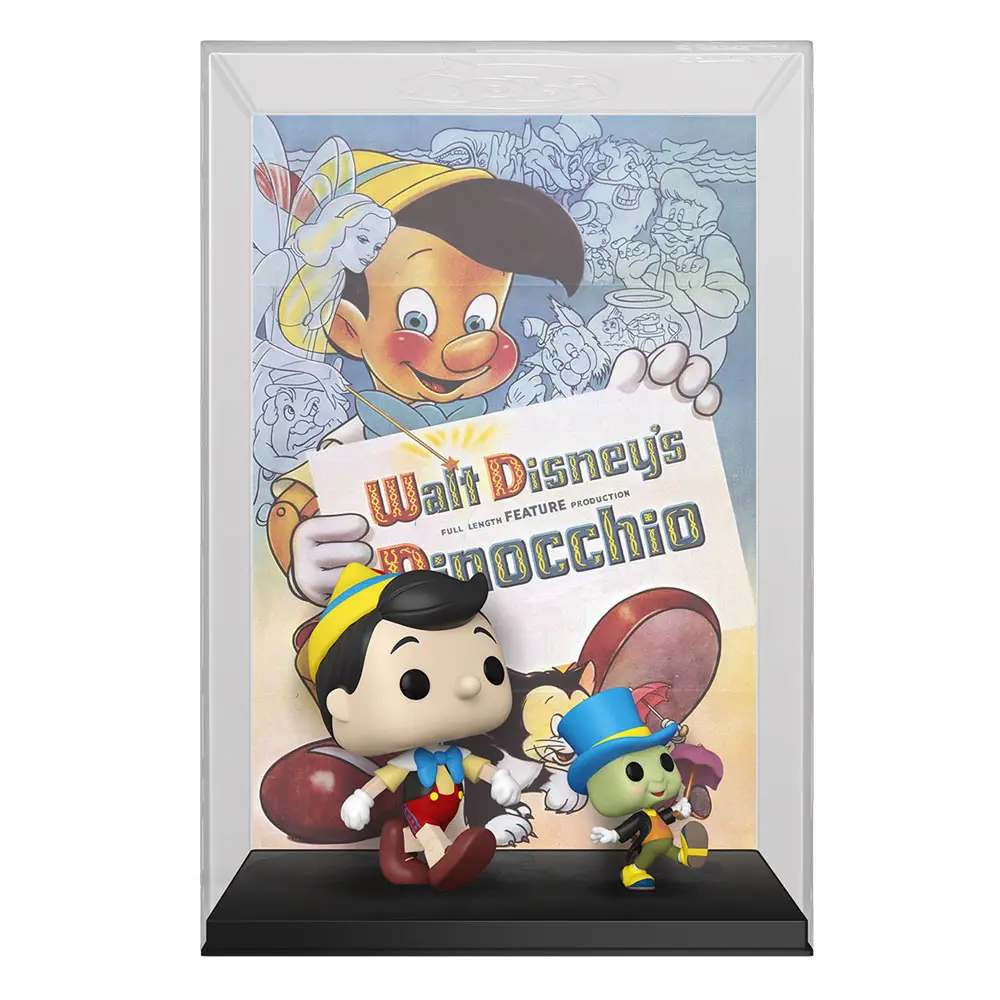 Disney POP! Plakat Filmowy i Figurka Pinokio 9 cm zdjęcie produktu