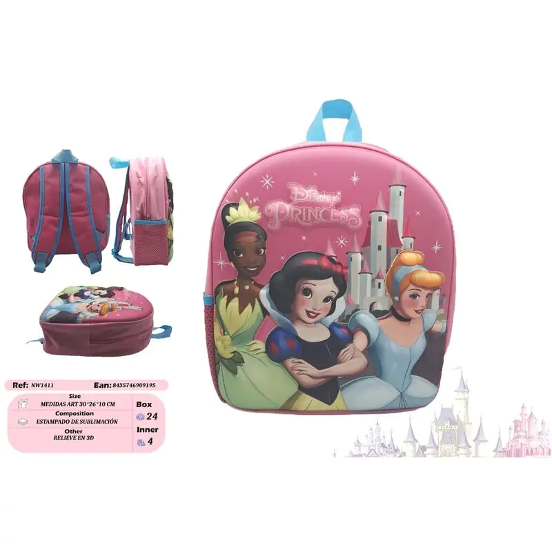 Plecak 3D Disney Princess 30 cm zdjęcie produktu