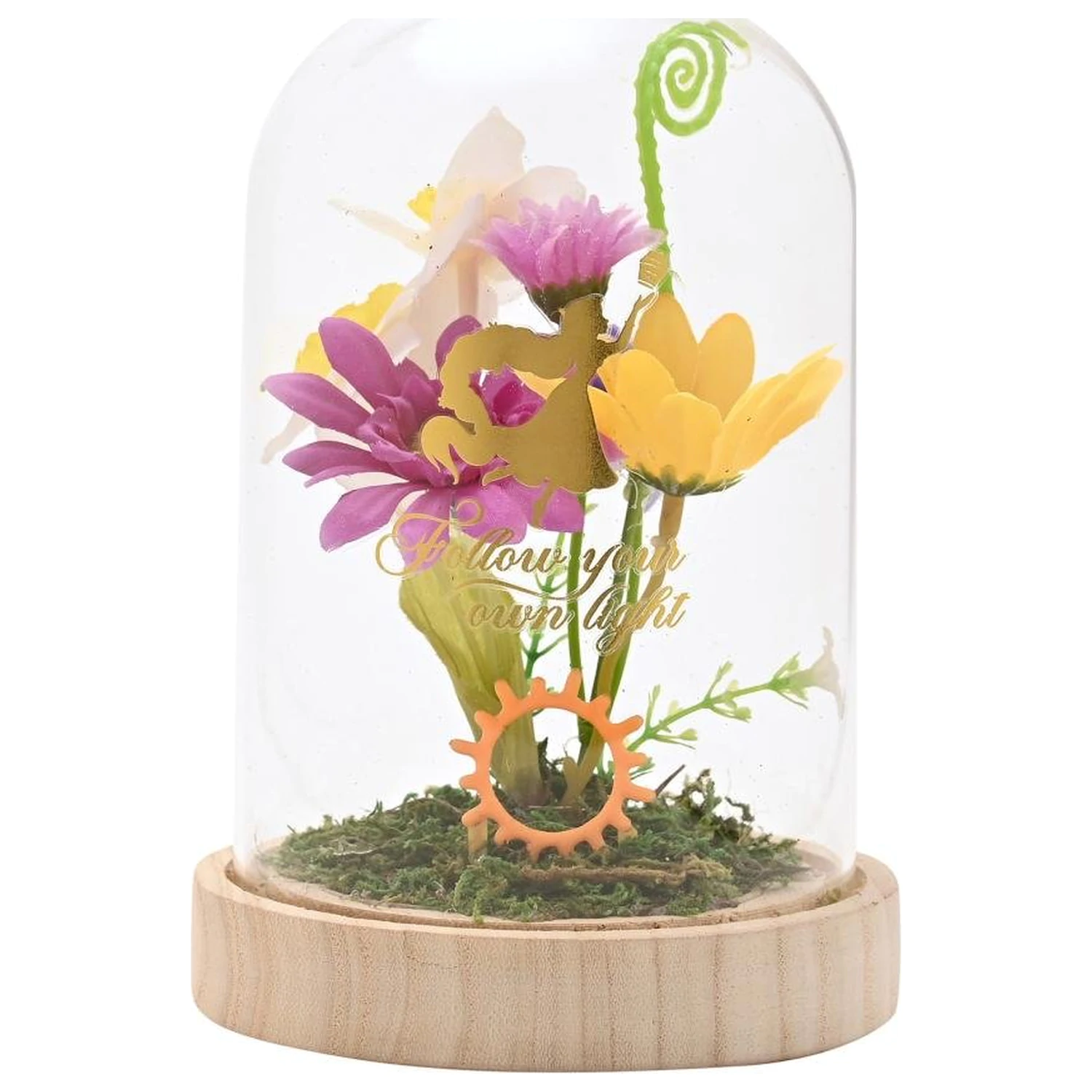 Disney Princess Rapunzel Floral Cloche z Neon Light zdjęcie produktu