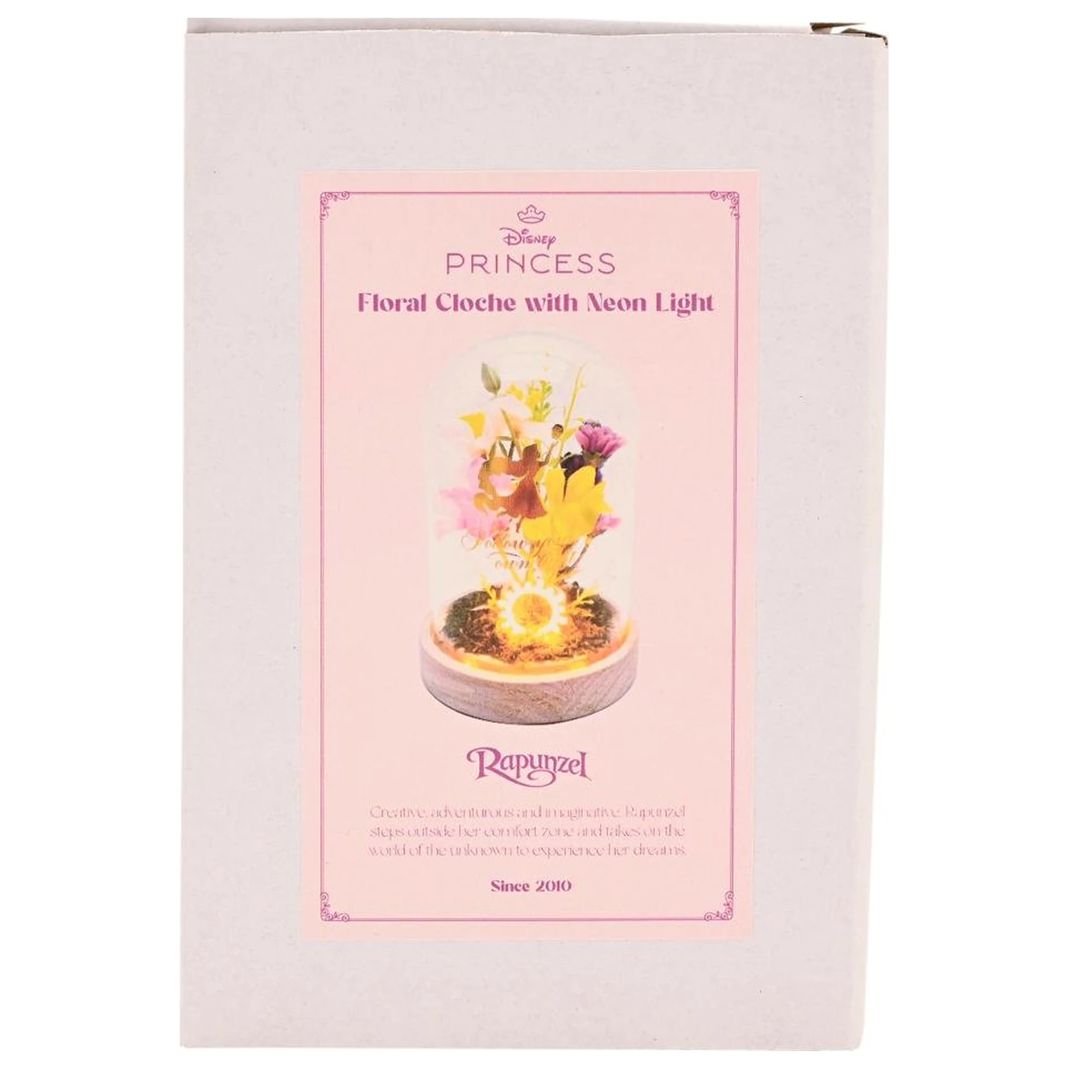 Disney Princess Rapunzel Floral Cloche z Neon Light zdjęcie produktu