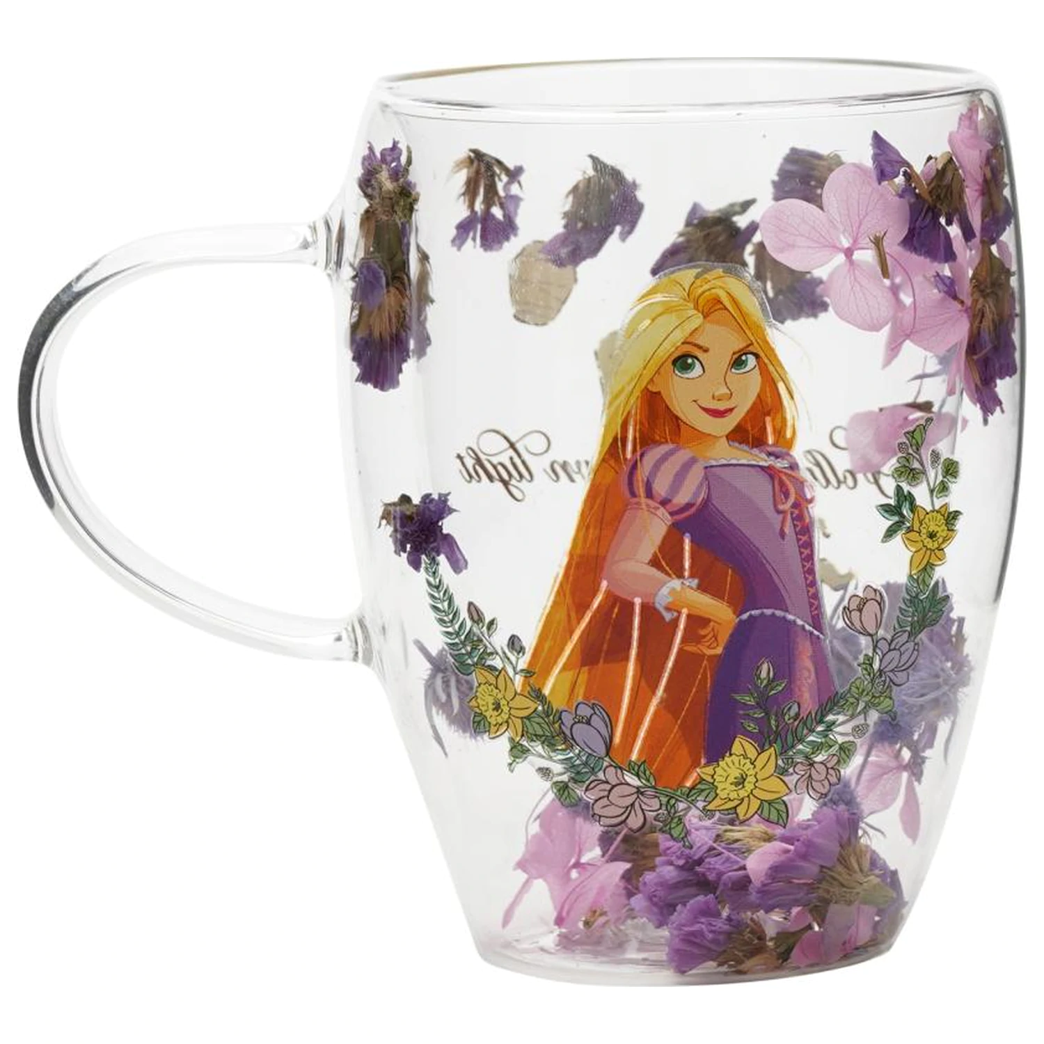Disney Princess Rapunzel szklanka z suszonymi kwiatami 300 ml zdjęcie produktu