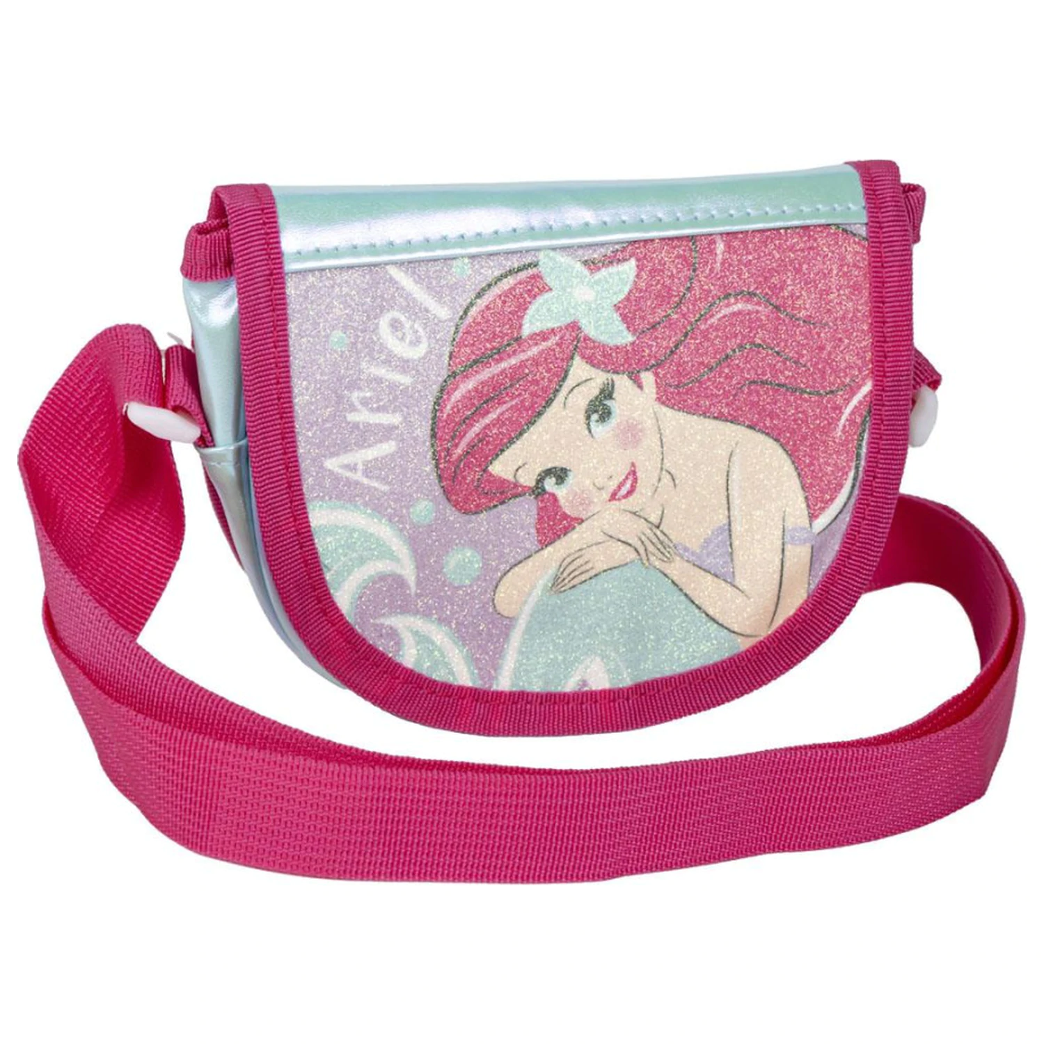 Torba na ramię Disney Princess Ariel Brokatowa Crossbody zdjęcie produktu