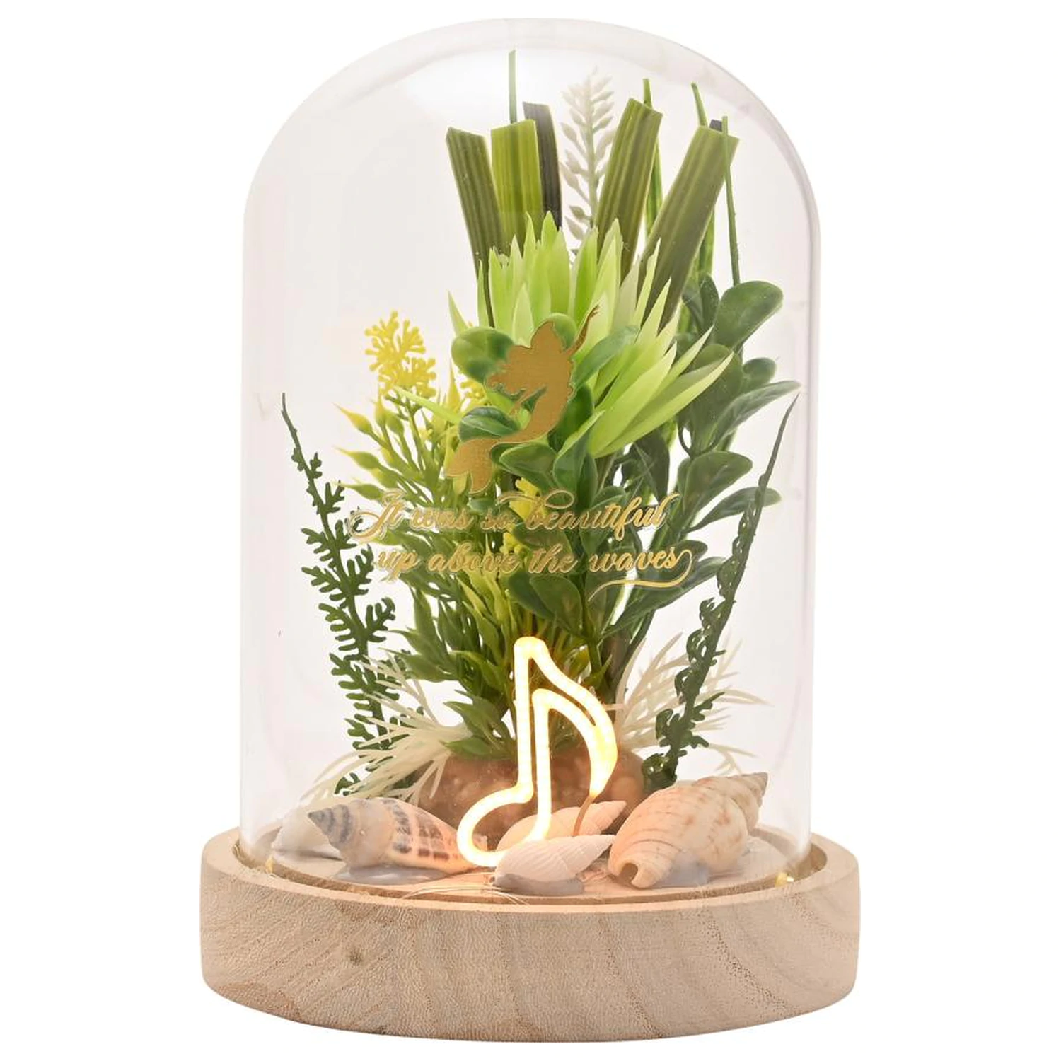 DISNEY PRINCESS Ariel Kwiatowy Klosz z Neonowym Światłem zdjęcie produktu