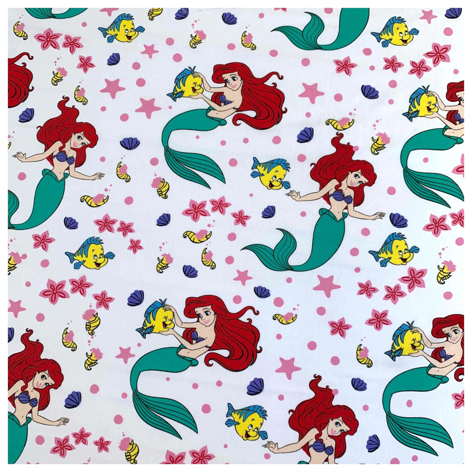 Prześcieradło z gumką Disney Princess Ariel 90x200 cm zdjęcie produktu