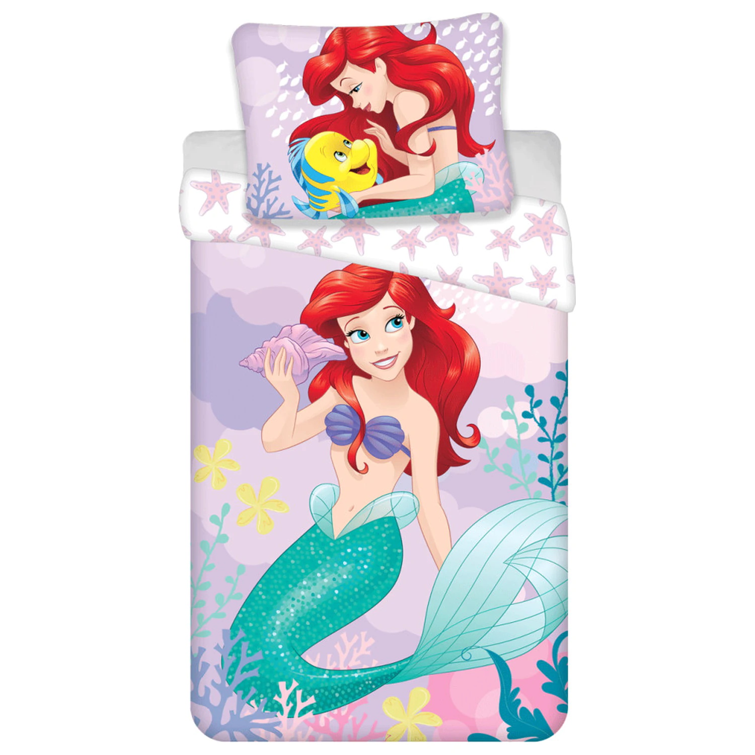 Disney Princess Ariel Pink Poszewka na kołdrę zdjęcie produktu