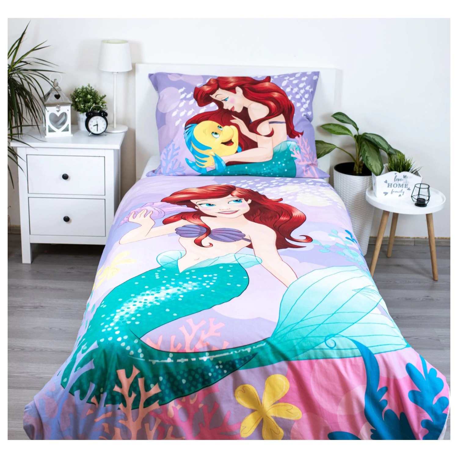 Disney Princess Ariel Pink Poszewka na kołdrę zdjęcie produktu